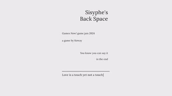 Sisyphe's Backspace — screenshot 3