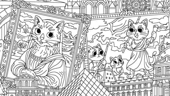 100 Cats Lost in World Find & Color — screenshot 7