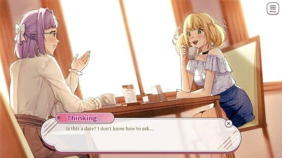 Double Date: Yuri Visual Novel — screenshot 1