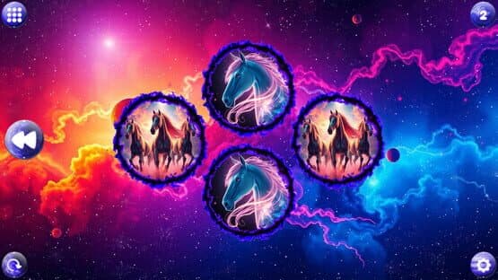 Space Memory: Horses — screenshot 1