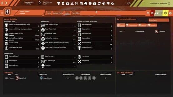 Rugby League Team Manager 4 — screenshot 1
