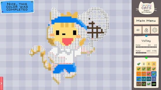Coloring Cats: Sports With Friends — screenshot 1
