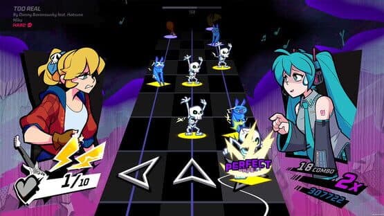 Rift of the NecroDancer: Hatsune Miku - "Too Real" — screenshot 2
