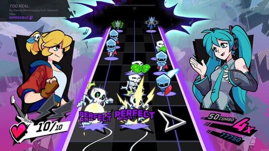 Rift of the NecroDancer: Hatsune Miku - "Too Real" — screenshot 4