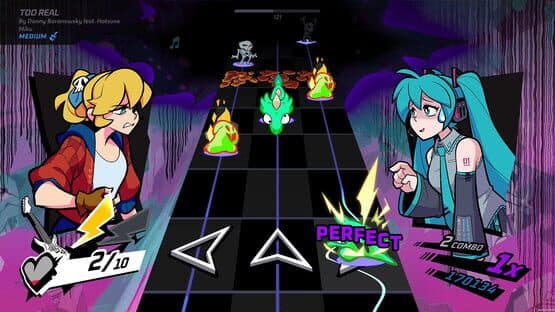 Rift of the NecroDancer: Hatsune Miku - "Too Real" — screenshot 5