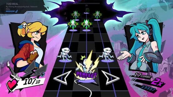 Rift of the NecroDancer: Hatsune Miku - "Too Real" — screenshot 6