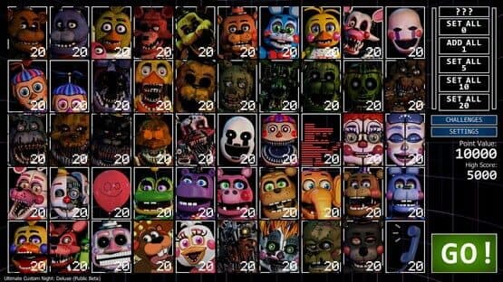 Ultimate Custom Night: Deluxe — screenshot 1