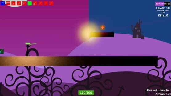 Stick Figure Combat: Rocket Launcher — screenshot 1