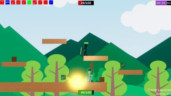 Stick Figure Combat: Rocket Launcher — screenshot 2
