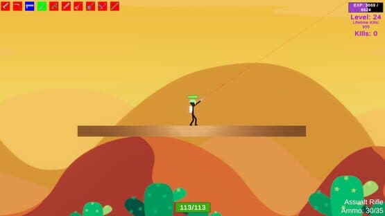 Stick Figure Combat: Jetpack Large — screenshot 1