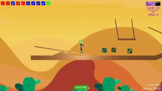 Stick Figure Combat: Elemental Rifle Pack — screenshot 1