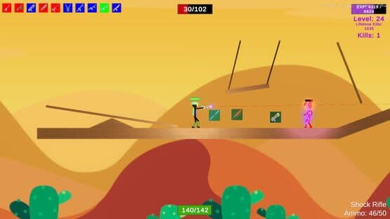 Stick Figure Combat: Elemental Rifle Pack — screenshot 2