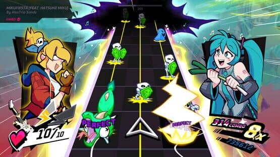 Rift of the NecroDancer: Hatsune Miku - "MikuFiesta" — screenshot 1