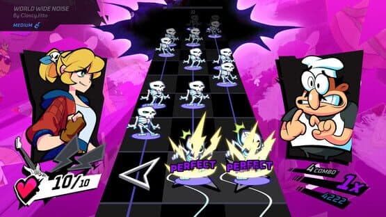 Rift of the NecroDancer: Pizza Tower - "World Wide Noise" — screenshot 2