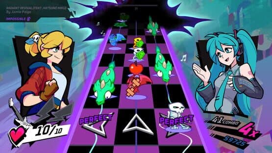 Rift of the NecroDancer: Hatsune Miku - "Radiant Revival" — screenshot 1