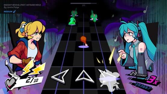 Rift of the NecroDancer: Hatsune Miku - "Radiant Revival" — screenshot 3