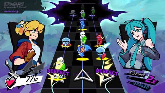 Rift of the NecroDancer: Hatsune Miku - "Intergalactic Bound" — screenshot 1