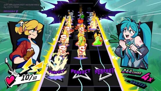Rift of the NecroDancer: Hatsune Miku - "Just 1dB Louder" — screenshot 1
