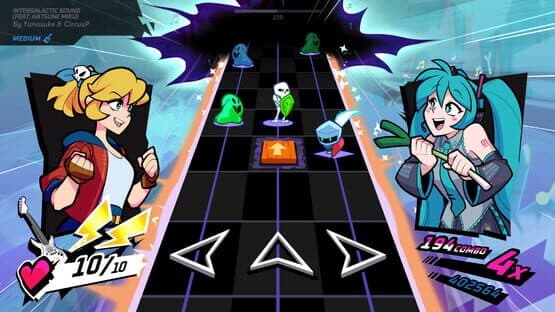 Rift of the NecroDancer: Hatsune Miku - "Intergalactic Bound" — screenshot 2