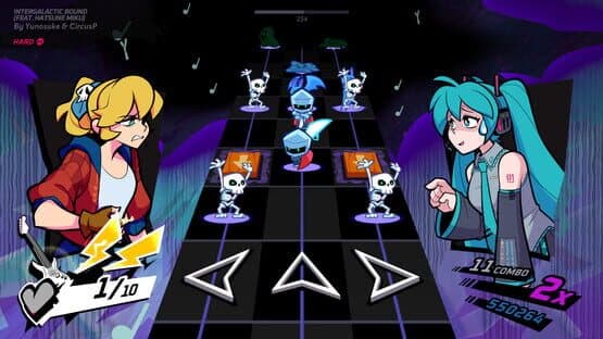 Rift of the NecroDancer: Hatsune Miku - "Intergalactic Bound" — screenshot 3