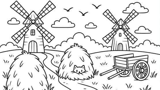 100 Cats Lost in Poland Find & Color — screenshot 2