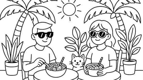 100 Cats Lost in Usa Find & Color — screenshot 1