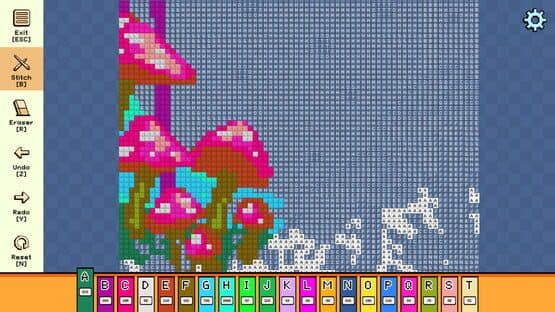Pixel Cross Stitch: Color by Number - Enchanted Worlds Pack — screenshot 2
