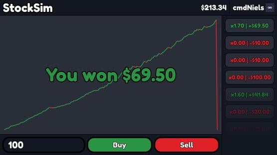 StockSim — screenshot 2