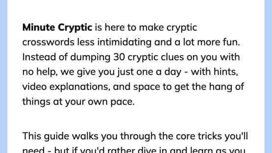 Minute Cryptic — screenshot 1