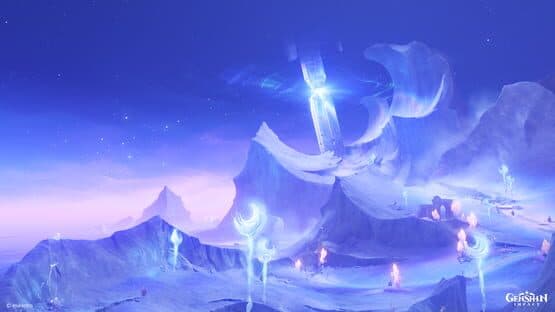 Genshin Impact: A Dance of Snowy Tides and Hoarfrost Groves — screenshot 1