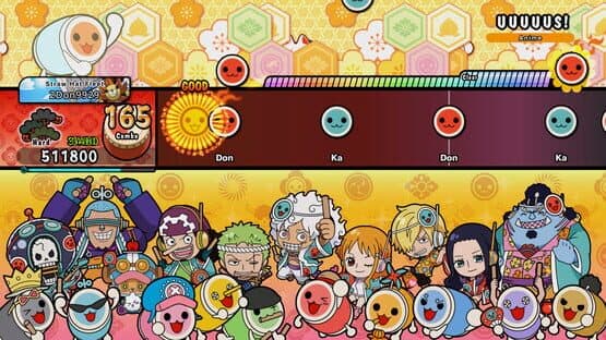 Taiko no Tatsujin: Rhythm Festival - One Piece Anime 25th Anniversary Collab. Pack — screenshot 1