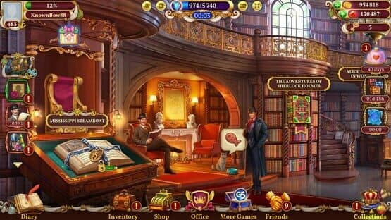 Sherlock: Hidden Object & Match-3 Mystery — screenshot 1