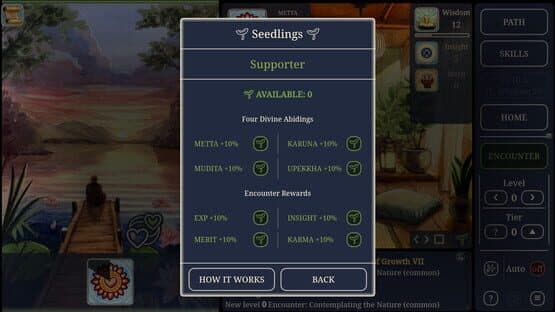 Four Divine Abidings: Supporter — screenshot 1