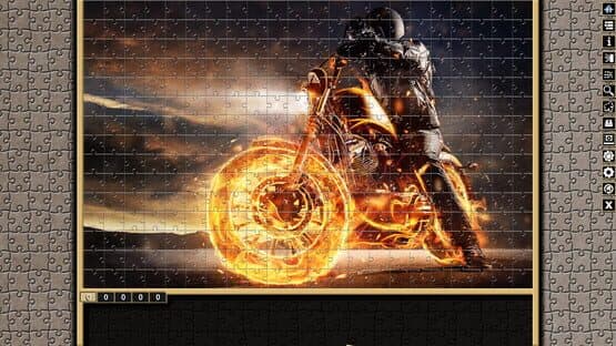 Pixel Puzzles Traditional Jigsaws: Motorbikes — screenshot 1
