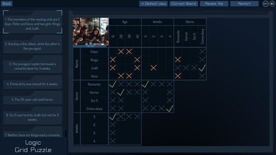 Logic Grid Puzzle — screenshot 3