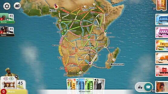 Ticket to Ride: Heart of Africa Expansion — screenshot 1