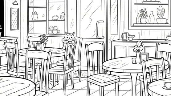 100 Cats Lost in the Stone Age Find & Color — screenshot 3