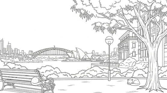 100 Cats Lost in Australia Find & Color — screenshot 5