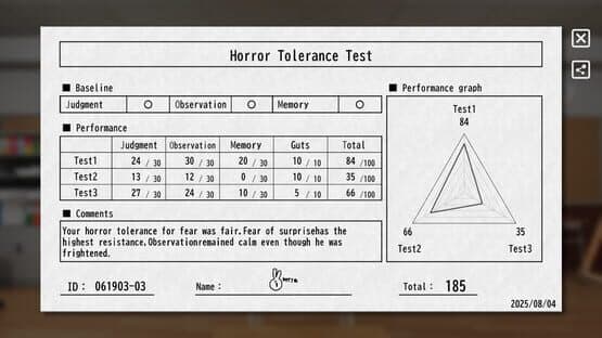 HorrorToleranceTest — screenshot 7