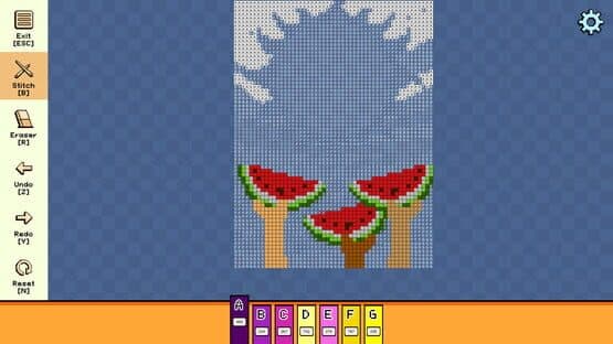 Pixel Cross Stitch: Color by Number - Summer Pack 2 — screenshot 1
