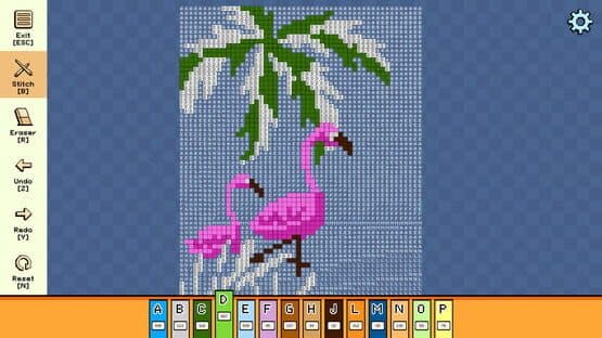 Pixel Cross Stitch: Color by Number - Summer Pack — screenshot 2