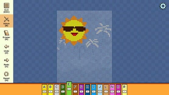 Pixel Cross Stitch: Color by Number - Summer Pack 2 — screenshot 3