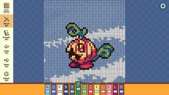 Pixel Cross Stitch: Color by Number - Menacing Monsters Pack 3 — screenshot 4