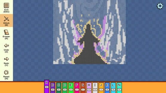 Pixel Cross Stitch: Color by Number - Enchanted Worlds Pack 2 — screenshot 1