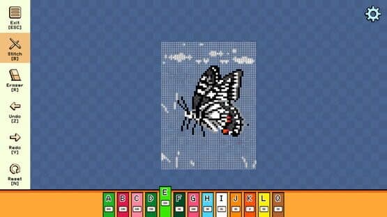 Pixel Cross Stitch: Color by Number - Flowers and Butterflies Pack 3 — screenshot 3