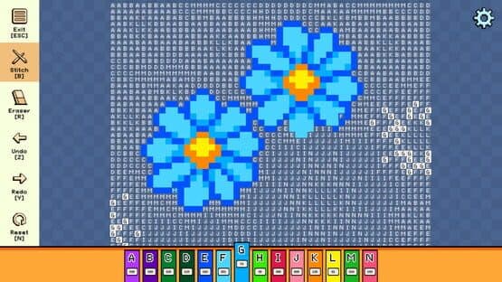 Pixel Cross Stitch: Color by Number - Flowers and Butterflies Pack 3 — screenshot 4