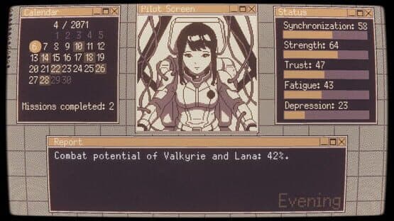 Valkyrie Iteration: Mecha Pilot Raising Pocket Simulator — screenshot 2