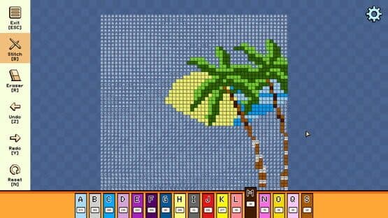 Pixel Cross Stitch: Color by Number - Summer Pack 3 — screenshot 2
