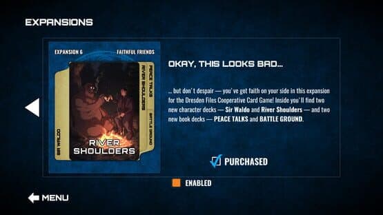 The Dresden Files Cooperative Card Game: Expansion 6 - Faithful Friends — screenshot 1