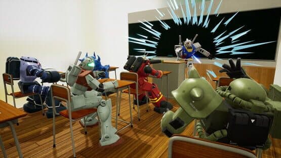 Gundam Breaker 4: Diorama Pack 3 - Class Room Set & Haro — screenshot 1